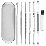 Ohrenreiniger Set,Ohrenschmalz Entferner,Ohrreiniger für Erwachsene,7 in1 mit Einem Cleaner Pinsel und Schützende GepolsterteBox