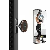APPS2Car Mag-Safe Handyhalterung Fitness, Magnetische Handy Halterung für Fitnessstudio, Laufband, Heimtrainer & Krafttraining Ckompatibel mit 4.7-6.5' Smartphones,Legierungsbasis & Gelenk,schwarz