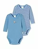 Schiesser Baby-Jungen 2pack Bodies Langarm Bio Baumwolle-Made in Europe Kleinkind Unterwäsche-Satz, Mehrfarbig, 68