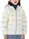 Adigau Kinder Winter Leichte packbarer SoftdaunenjackeWarme Bunte Entendaunenmantel Ultraleichte Stylische Wintermäntel Kinder Down Hoody Mehrfarbig 11-12 Jahre