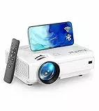 2025 XuanPad Verbessertes WiFi Bluetooth Mini Beamer, 18000L Mini Projektor HD 1080P Unterstützt, Heimkino Video Projector Kompatibel Mit Tv Stick/HDMI/USB/AV/Laptop/iPhone/Android