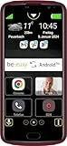 Beafon, M7 Lite Premium, Smartphone, Seniorenhandy, SOS Notruftaste, Sicherheitszone, Hörgerätekompatibel, Touchdisplay 5,5' Zoll (13,97cm), 4 G, Farbe weinrot