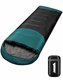 Schlafsack Outdoor für Camping 4 Jahreszeiten - Erwachsene Schlafsack, 2 in 1 Funktion Deckenschlafsäcke, Warm, Leichtgewichtig, Wasserdicht für Rucksackreisen, Wandern und Reisen 220 x 80 cm