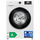 Bomann® Waschmaschine 7kg | max. 1400 U/min | 10 Jahre Motor-Garantie | effizienter, leiser & langlebiger Invertermotor | 15 Programme | Endzeitvorwahl | LED-Display | Washing Machine | WA 7175.1 weiß