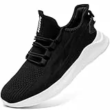 Oltyutc Damen Sneaker Sportschuhe Turnschuhe Laufschuhe Atmungsaktiv Sommerschuhe Outdoor Fitnessschuhe Outdoor Tennisschuhe Sneaker Schwarze EU 39