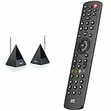 Infrarot Extender - Marmitek Powermid XL - Steuern Sie Ihre AV Geräte mit diesem IR Repeater drahtlos von einem Anderen Raum aus & One for All Contour 8 Universal Fernbedienung TV