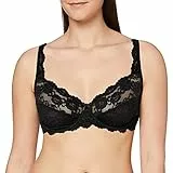 Sassa Damen BH Bügel, Einfarbig, Gr. 85C, Schwarz (Schwarz 00500)