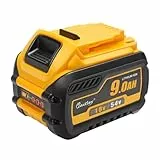 Waitley 9,0Ah Ersatzakku für DeWalt 18V/54V Lithium-Ionen Werkzeuge kompatibel mit Akku-Bohrmaschine Winkelschleifer Kreissäge Laubbläser