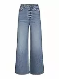 JJXX Damen Jxtokyo Wide Hw R6031 DNM Jeanshose, Medium Blue Denim, 25W / 32L EU