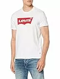Levi's Herren Graphic Set-In Neck T-Shirt, Batwing Logo, White, M