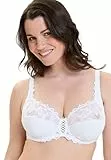 Sans Complexe Damen Push Up COTON D'ARUM Schalen, Spitze, Weiß, 110EE (Herstellergröße: EU: 95E)