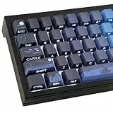 JakeTsai Tastenkappen, 127 Tasten, Doppelschuss-Tastenkappen Transparent, PBT-Tastenkappen-Set mit Kirschprofil, Hintergrundbeleuchtung, Tastenkappen für Cherry MX Switch Mechanischen Tastaturen