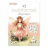 Tapirella 43 hautfreundliche Kinder Tattoos, Elfenprinzessin, MADE IN GERMANY, Tattoos für Kinder vom Lutz Mauder Verlag, Vegan und plasikfrei verpackt