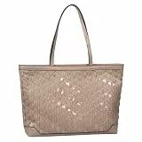 Gabor bags Lilien Damen Shopper Umhängetasche Reißverschluss Groß Beige