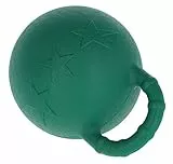 Kerbl Pferdespielball, Geschmacksrichtung Apfel, grün, 25cm, Pferd, bissfest, mit Spezialventil