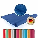 #DoYourYoga Fitnessmatte Yogamatte »Kirana« aus ECO-PVC - 183 x 61 x 0,4 cm - rutschfest & robust - Gymnastikmatte Yoga Matte Trainingsmatte Pilates Workout - Navyblau