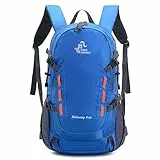 free knight 40L Leichter Tagesrucksack Radfahren Wandern Wasserdichter Reiserucksack (Blau)