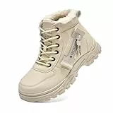 Yeeteepot Damen Warm Winterstiefel Freizeitstiefel