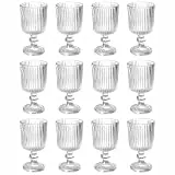 Teelichthalter Kelch 12er Set. Ø5,5 x 10cm. Windlicht Teelichtglas