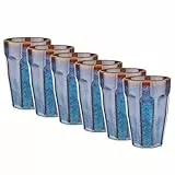 BUTLERS Set 6x Latte Macchiato Tassen 330ml aus Porzellan -BERGAMO- Tee- und Kaffeebecher | Cappuccino Kaffee Tassen in Boho Vintage Landhaus Stil | Spülmaschinen- und mikrowellenfest