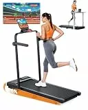 Walking Pad mit Steigung 6% Lacuffy, Laufband für Zuhause 6km/h & 12km/h mit Fernbedienung und App, 8 HIIT & 4 MIIT Laufband Schreibtisch für Zuhause & Büro max 136kg mit Mehrpersonen-Laufwettbewerb