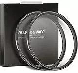 Walking Way 40,5MM Diffusionsfilter Licht-Soft 1 & Mittel-Soft 2 Diffusion Filterset - Nebel-Effekt Leichter Weichzeichner Nebelfilter - Weicher Soft Fokus Filterset (1 & 2, 40,5 MM)