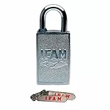 IFAM | Magnetisches Vorhängeschloss | Modell Mag40| Mit magnetischem Schlüssel| Vandalismusgeschütztes Vorhängeschloss | 40mm| Maximale Sicherheit | Gehärteter und verchromter Stahlrahmen