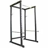 Train Hard Power Rack Squat Cage Kraftstation mit Klimmzugstange, erweiterbar mit Latzug, zertifizierte Premium Qualität nach EN957, 400 kg belastbar!