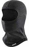 Ladeheid Sturmhaube Winter Skimaske für Herren und Damen Silverplus Thermoaktiv Balaclava Komfort Ideal für Ski Sturmmaske Motorrad Fahrrad LA-127 (Graphite/Melange-2, XL/XXL)