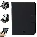ZhaoCo Universal Abnehmbare Hülle für 6'' New Kindle 2024/2022, Kobo Nia/Clara 2E / Clara HD, Leichte Schutzhülle mit Mehreren Betrachtungswinkeln - Schwarz