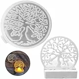 Silikonformen Gießformen, Silikonform Kerzenhalter, Silikon Gießform Kerzenhalter, Gipsformen zum Gießen (Einsatz - Lebensbaum)