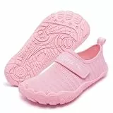 Racqua barfussschuhe Kinder Jungen Wasserschuhe Kinder barfußschuhe Kinder Badeschuhe Kinder Schwimmschuhe mädchen Rosa34