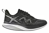 MBT Huracan 3 LACE UP Herren Sportschuhe. Anatomische und Bequeme Laufschuhe. Physiologisches Schuhwerk für Komfort und Stabilität mit gebogener Sohle. Lauf-Sneakers. Farbe Schwarz