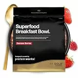 Protein Works | Superfood Frühstück - GOLD Innovation, Preisgekrönte Cerealien, Protein-Müsli, Nährstoffreich mit Körnern, Samen & Hafer, Ballaststoffreich, Summer Berry Feast, 10 Portionen, 600g