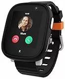 XPLORA X6 Play - wasserdichte Telefon Uhr für Kinder - 4G, Anrufe, Nachrichten, Schulmodus, SOS-Funktion, GPS, Kamera, Schrittzähler - 2 Jahre Garantie (SCHWARZ)