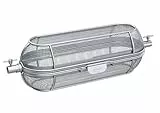 RÖSLE Drehspießkorb, Hochwertiger Grillspießkorb für Kartoffelspalten und Gemüsewürfel, passend zu RÖSLE Premium-Drehspieß, Edelstahl 18/10, silberfarben