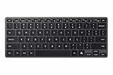 Samsung Smart Keyboard EJ-B7800, Tastatur kabellos, Bluetooth, schlankes Aluminium Design, AI-Taste, Dark Gray