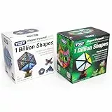 TOSY Magnet Pyramid – 1 Würfel verwandelt Sich in 1 Milliarde Formen, 12 Teile, 243 Magnete, Leuchtend, Kinder, holografisches Design, kreatives STEM-Puzzle, Set 1 Stone 1 Glow