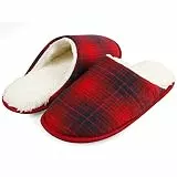 riemot Hausschuhe Herren Damen Warme Plüsch Pantoffeln Winter Memory Foam Rutschfeste Kuschelige Flauschige Slipper für Indoor & Outdoor