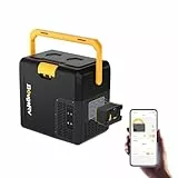 BougeRV CRH Kompressor Kühlbox Auto mit Akku 173Wh, 18L Akku Kühlbox Tragbar Klein mit Griff App-Steuerung Mini Kühlschrank 12V 230V Akkubetrieb für Camping Reisen Boot Angeln Gefrierfach -20°C~20°C