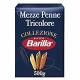 Barilla Collezione Mezze Penne Tricolore, 500 g