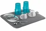 Metaltex Abtropfmatte, Polyester, Grau, 45 x 40 cm
