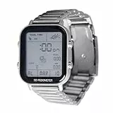 Cocoarm Männer LED Digital Watch Männer Multi -Funktion Digital Watch Sport Digitaler Uhr mit Japan Bewegung EL Backlight 30m Wasserdichtes Edelstahlgurt für Outdoor -Lauffitness