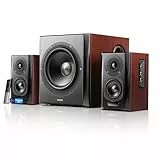 Edifier S350DB Lautsprecher System, Home-Entertainment Regallautsprecher und Subwoofer 2.1, mit Bluetooth V4.0 aptX in Holz/schwarz