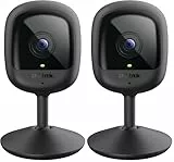 D-Link DCS-6100LHV2 mydlink Full HD Wi-Fi Camera (Nachtsichtfunktion, Bewegungs- und Geräuscherkennung, 2-Wege Audio, Cloud/SD Recording, WPA3, Alexa, Google Assistant) (Packung mit 2)