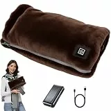 Ahigh Handwärmer Elektrisch, 10000mAh Akku USB Wiederaufladbarer, Handwärmer Kinderwagen 3-Stufen-Heizung & Flanell-Material, Taschenwärmer Adventskalender Füllung Geschenke für Frauen Männer