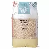 Wholefood Earth Pinhead Oatmeal Coarse Stabilised 3 kg | GMO Free | High Fibre
