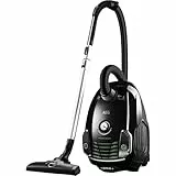 AEG VX6-2-ÖKOX Staubsauger mit Beutel (60% Recyclingmaterial, inkl. Zusatzdüsen, für Hart- und Teppichböden, 9 m Aktionsradius, ergonomischer Handgriff, 800 Watt, neue technische Version) schwarz/grün