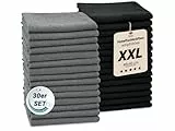 ZOLLNER 30er Set Multifunktionstücher 80% Polyester, 20% Polyamid, Schwarz
