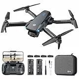 Holy Stone HS290 faltbare Drohne mit Kamera 1080P für Anfänger&Kinder, Quadcopter mit Optischem Fluss, App-Steuerung, Tap-Fly, 3 Geschwindigkeitsstufen, 2 Akkus, Spielzeug/Geschenk für Jungen&Mädchen
